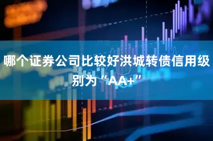 哪个证券公司比较好洪城转债信用级别为“AA+”