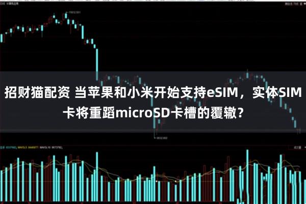 招财猫配资 当苹果和小米开始支持eSIM，实体SIM卡将重蹈microSD卡槽的覆辙？